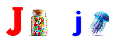J